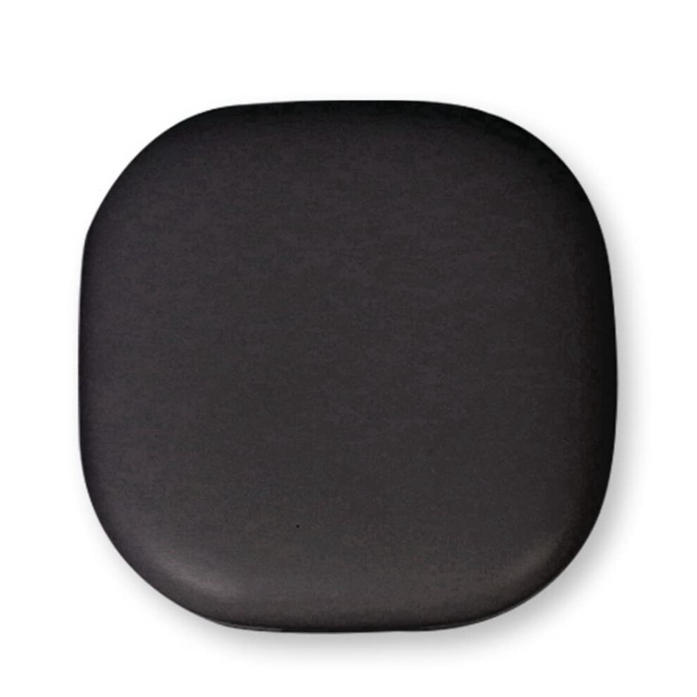 Mini-LED Cosmetic Mirror with 5x Magnification, Double-Sided, Portable Travel Makeup Mirror, Black