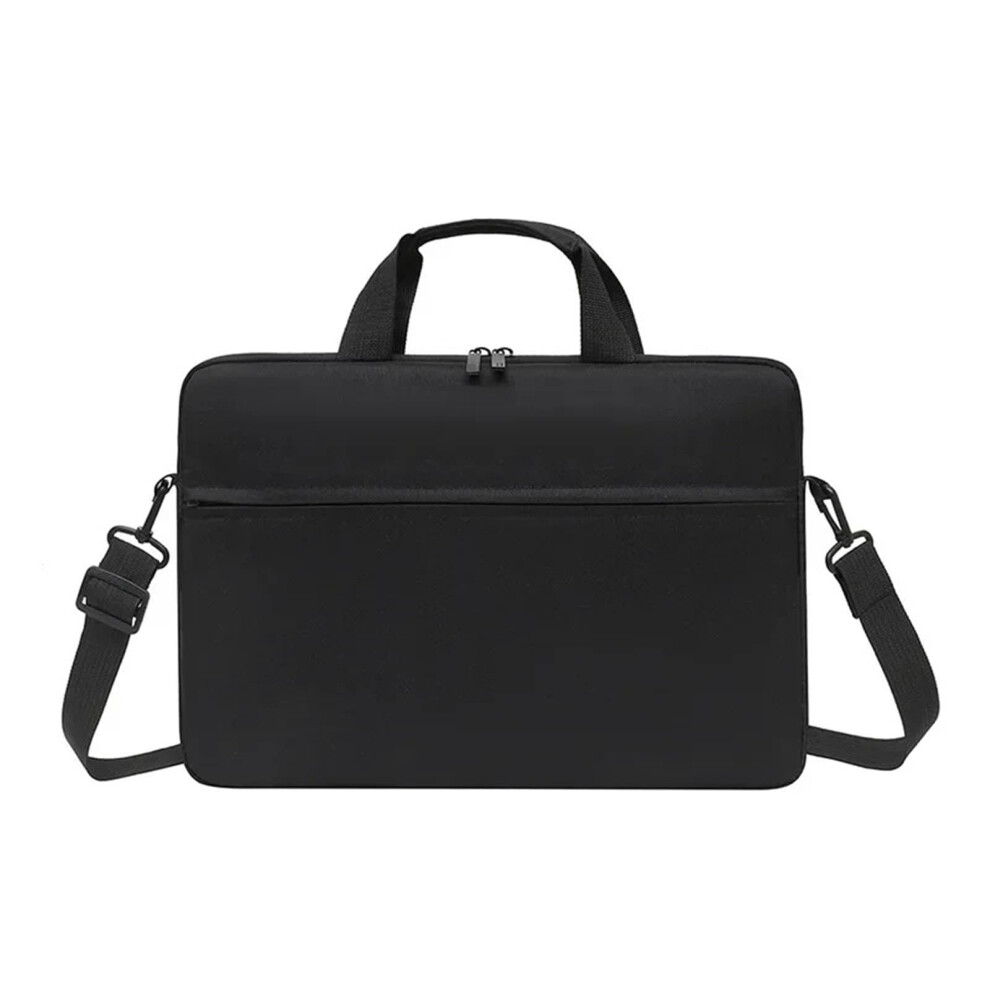 Laptop Bag For 13-15 Inch Laptops And Tablets, Waterproof, Shoulder Strap, For Business And School Black 6038364899576