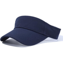 Children's Visor Cap Sun Hat for Boys and Girls 4-10 Years, Dark Blue Sun Protection Beach Sports Cap for Running Golf Tennis