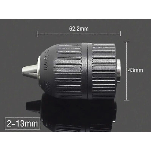 2-13MM Drill Chuck Keyless Drilling Quick Change Bit Adapter Converter Adaptor Hardware Tool Accessories 1
