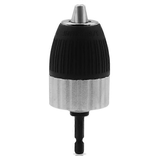 2-13mm 3 / 8-24UNF Clamping range Driver Tool Accessories Keyless Adapter Impact Hex Shank Drill Chuck 2