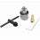 Micro Motor Drill Chuck Clamping Range 0.3-4mm Taper Mounted Mini Drill Chuck With Chuck Key 3.17mm 4