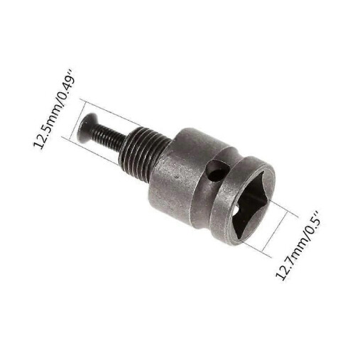 Adaptateur de mandrin de perceuse 1/2'' pour conversion de clé à chocs 1/2-20UNF avec 1 vis 2
