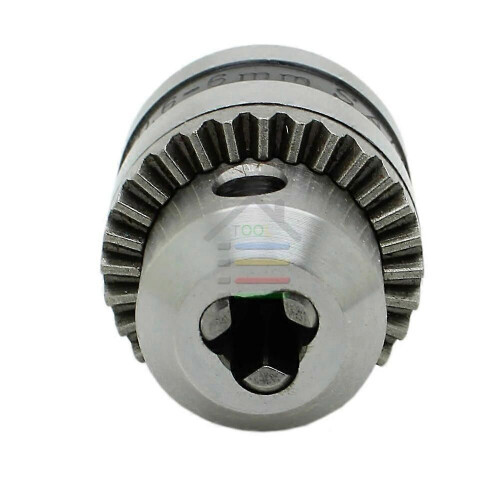 Mandrin de perceuse à percussion électrique robuste Capacité 0,6-6 mm Filetage 3/8-24UNF avec 1/4\ 1