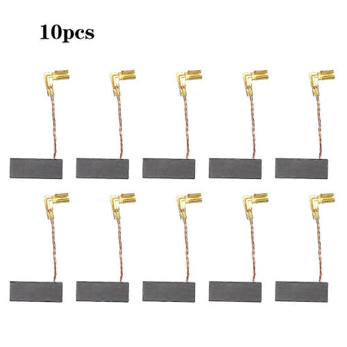 10 PCs Electric Drill Carbon Brush Spare Part with 25mm Spring and Copper Core for Generic Electric 2
