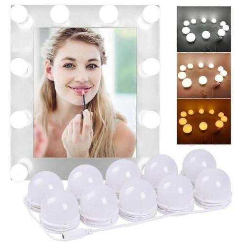 Éclairage miroir 10 LED - Éclairage miroir - 10 niveaux de luminosité - 3 couleurs 1