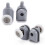 8x Justerbar Roller Dual Roller Caster Wheel Duschdörr Badrum 23mm 2