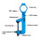 Support de perceuse à colonne réglable, support de table rotatif universel, perceuse électrique, outil 2