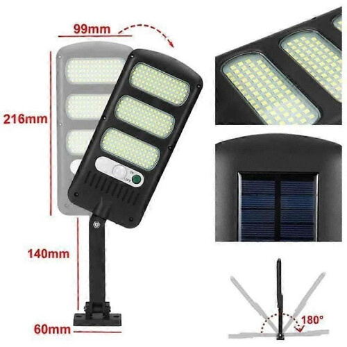 Utomhussolljus - MINGMEI - 213 LED - Rörelsesensor - Vattentät - Justerbar 1