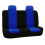 (Blu 2 pezzi) Coprisedili per auto Set completo 5 pezzi 2 pezzi Coprisedili universali Coprisedili per 3