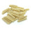 10pcs Unbleached Slotted Bone Nut Saddle Bridge 43x6x9mm Guitar Luthier DIY 5