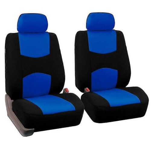 (Rosso 2 pezzi) Coprisedili per auto Set completo 5 pezzi 2 pezzi Coprisedili universali Coprisedili 1