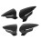 (Glossy Black)Car Mirror Pair Rear View Mirror Protective Covers Left Right Replacement for SEAT Leon 4