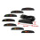 (red)Hot Sell Car Parking Sensor Kit Universal Wireless Aid With 4 Distance Detection LCD Display View 2