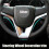 (Grå)För Chevrolet Cruze Trax Tracker Sedan Hatchback 2009-2015 Bilrattstäckning Krom 4