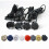 (red)Hot Sell Car Parking Sensor Kit Universal Wireless Aid With 4 Distance Detection LCD Display View 4