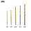 (50PCS J)50Pc Titanium Coated Drill Bits HSS High Speed Steel Drill Bits Set Tool Multi Function Metal 3