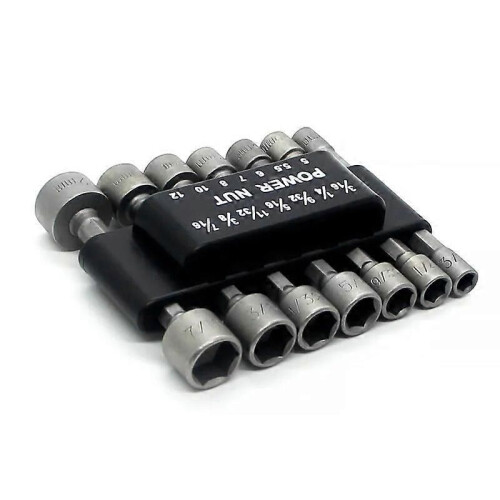 (14pcs)9pcs/set 5mm-13mm Hex Socket Sleeve Nozzles Magnetic Nut Driver Set Drill Bit Adapter Hex Power 2