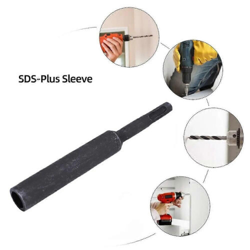 (SDS Plus Adapter)SDS-Plus Adapter Ground Rod Bits Driver Stålhammare Drill Ground Rod Driver För 5/8 2