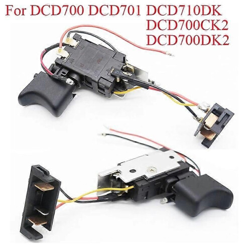 (DCB112-EU)DCD710 DC Motor Shell Box Control Switch Charger Clamping Chuck For DeWalt 12V 10.8V DCD700 1