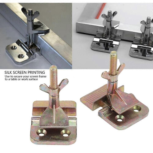 (Colorful)2 Pcs Butterfly Frame Hinge Clamp /DIY Tool Silk Screen Printing Hobby Printer Diy Handwork 1