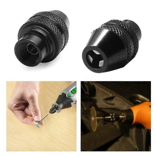 (Set 2) 3st Multi Quick Change Keyless Chuck Universal Chuck Ersättning för Dremel 4486 Rotary Tools 1