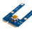 (Bleu) USB 3.0 Mini PCI-E vers PCIe PCI Express 1x vers 16x Extender Riser Card Adapter Câble d'extension 4