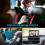 Monitor di sicurezza per auto, per neonati e bambini, con telecamera posteriore a 8 LED per la visione 3