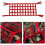 Filet de rangement multifonction pour toit de voiture (rouge) 4