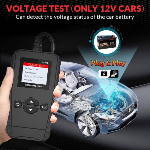 (YA100) Scanner OBD2 YA002 Lecteur de codes OBDII EOBD Outils de diagnostic automatique Diagnostic de 1