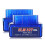(BT V1.5 2PCB Bleu) Véritable ELM327 V1.5 Bluetooth-compatible PIC18F25K80 Puce Double PCB Scanner de 2