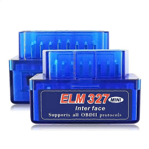 (BT V1.5 2PCB Bleu) Véritable ELM327 V1.5 Bluetooth-compatible PIC18F25K80 Puce Double PCB Scanner de 1