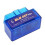 (Bleu V2.1)Supper Mini Bluetooth ELM327 V1.5/V2.1 Outil de diagnostic automobile OBD2 Scanner de vérification 2