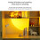 LED Table Lamp for Study Eye Protection USB Touch Dimming Reading Light Flashlight Bedroom Bedside Decor 4