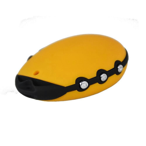 (Yellow)Mini GPS Tracker Tracking Device Travel Portable Keychain Locator Pathfinding Motorcycle Vehicle 2