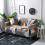 2-sits sofföverdrag med armstöd Elastisk dammtät sofföverdrag 145-185cm #3 2