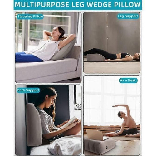 Elevated Leg Pillow - Leg Elevation Pillow - Improves Circulation and Reduces Swelling 1
