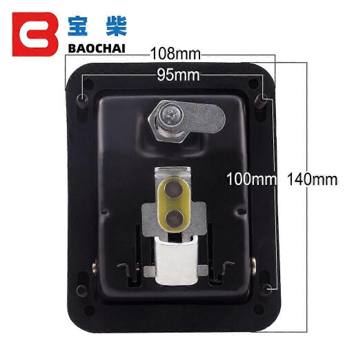 Silent Generator Set Door Iron Pannel Lock 141*109MM 1