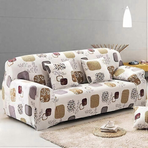 Modern Stretch Elastiskt Tyg Sofföverdrag Överdrag för 3-sits soffa Modell 2# 190-230cm 2