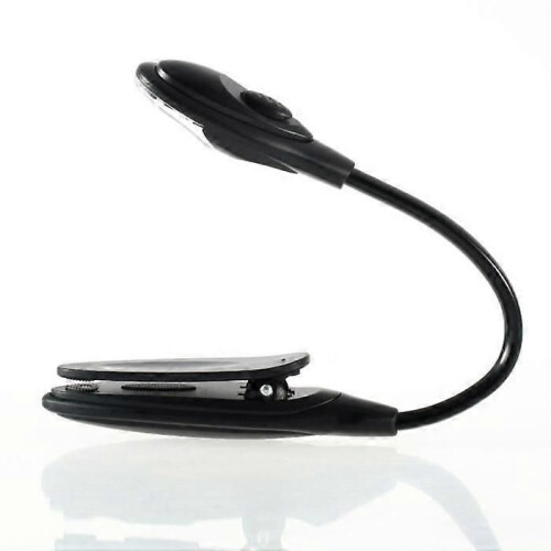 Mini LED Clip-on Reading Light Bright Flexible Clamp Book Light Laptop 1