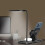 Lampe de bureau LED (B-USB Blanc) avec chargeur sans fil, lampe de table à intensité variable pour iPhone 3