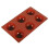 Bakform - CA486 - Half Ball Sphere - Silikon - 30x17,5x3,5 cm - Brun 3