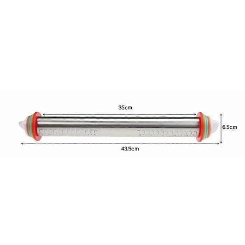 Rolling Pin - Rolling Pin with 4 Adjustable Discs French Style Removable Rolling Pin 1