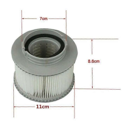 Pack of Two Replacement Spa Filters for mspa Inflatable Jacuzzi 2