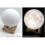 Lampe Lune 3D - Port USB - Support en bois - 20 cm 4