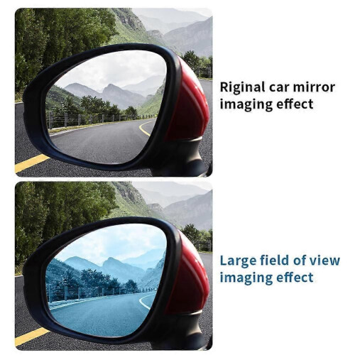 (Model Y Blue Left)For Tesla Model Y Model 3 Wide-Angle Car Large Vision Rearview Mirror Heating Replacement 1