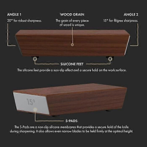 SHARPENER - SHARPENER - SHARPENING ACCESSORY Rolling Knife Sharpening Kit for Sharpening Straight Edge 1