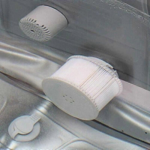 Spafilter - Mspa - Paket om 2 - 115x86cm - Vit 2