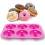 Silikonmunkform - Cake Factory - Non-Stick - Grön+Rosa 3