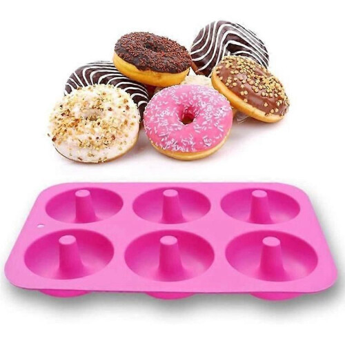 Silikonmunkform - Cake Factory - Non-Stick - Grön+Rosa 2